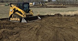 Stripping top soil for fill dirt